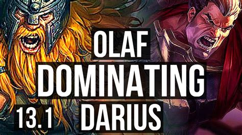 OLAF Vs DARIUS TOP 10 4 12 Dominating EUW Diamond 13 1 YouTube