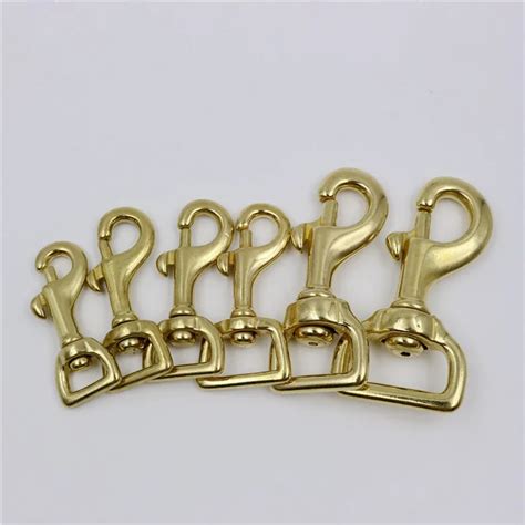 Pcs Brass Snap Clip Buckle For Luggage Leather Bag Belt Strap Hardware