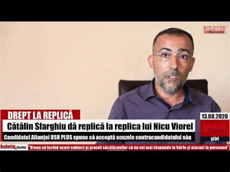 C T Lin Sfarghiu D Replic La Replica Lui Nicu Viorel Youtube