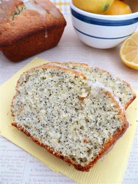 Lemon Almond Poppy Seed Bread Recipe