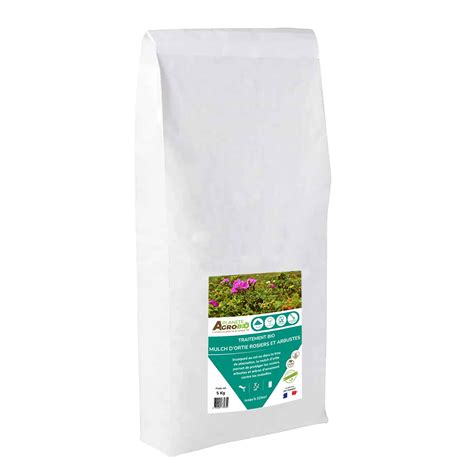 Mulch d ortie spécial rosiers arbres arbustes d ornement 5kg