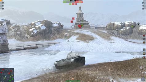 World Of Tanks Blitz Amx Cdc At Winter Malinovka Youtube