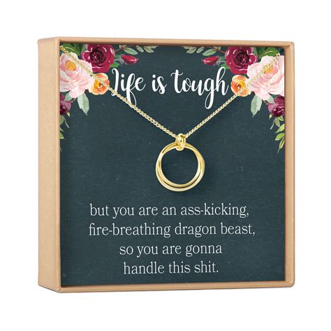 Gifts For Women With Cancer Motivational Necklace Perfect Etsy