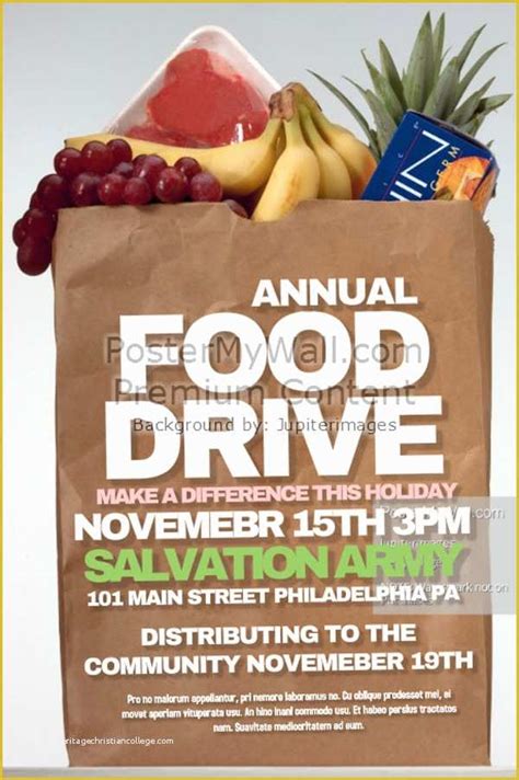 42 Free Thanksgiving Food Drive Flyer Template | Heritagechristiancollege