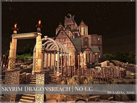 The Sims Resource Skyrim Dragonsreach No Cc