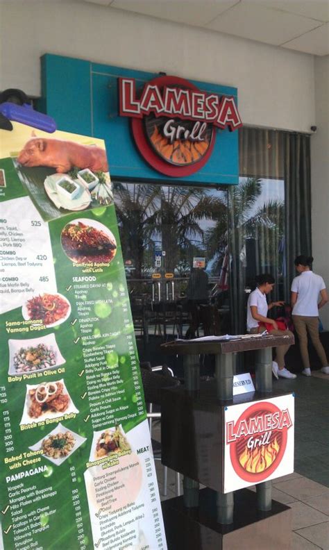 Lamesa Grill menu, Filipino in SM Mall of Asia | Foozap