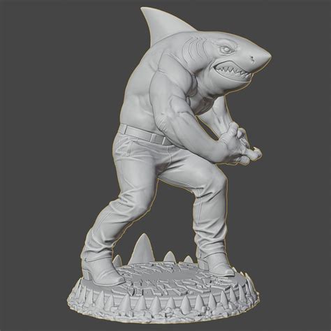 Ripster From Street Sharks Fanart D Model D Printable Cgtrader