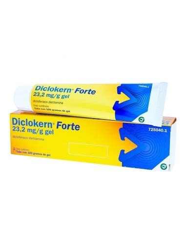 DICLOKERN FORTE 23 2 MG G GEL CUTÂNEO 1 TUBO 100 G