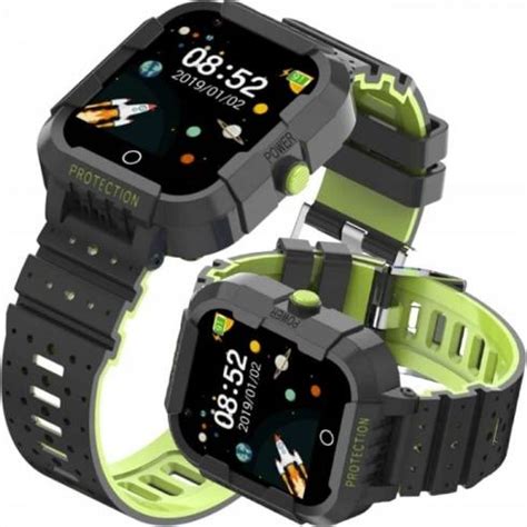 Rubicon Smartwatch Rubicon Dla Dziecka Z GPS RNCE75 Czarny Smartwatch