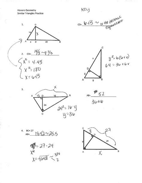 Honors Geometry Worksheets Prntbl Concejomunicipaldechinu Gov Co