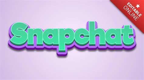 Snapchat | Text Effect Generator