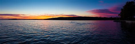 Sunset lake panorama by JuhaniViitanen on DeviantArt