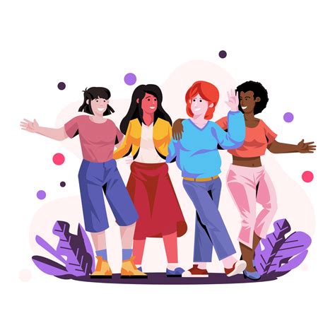 Woman Diversity Illustration Vector Art At Vecteezy