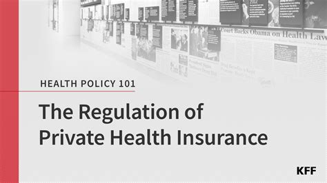 The Regulation Of Private Health Insurance Kff