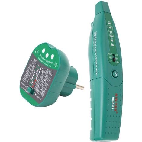 Hisitek Ms Testeur De Prise Detecteur De Disjoncteur Socket Tester