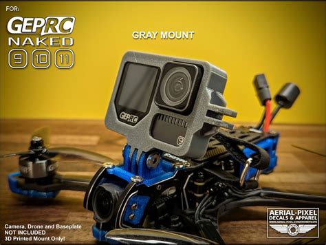 GEPRC Naked Camera Mount GP9 GP10 GP11 Full Size Gopro Mount 10 Colors Available Etsy