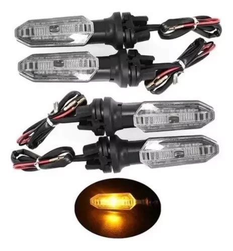 Kit 4 Pisca Seta Led Cb 250 Honda Xre 300 Titan Universal