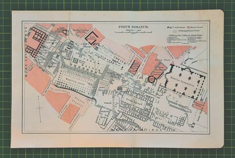 Forum Romanum Map