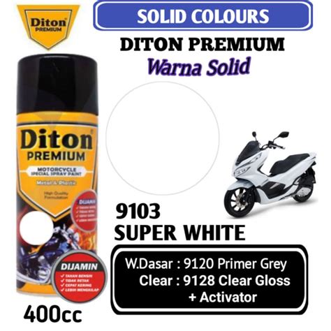 Jual Super White Diton Premium Cc Cat Semprot Pylok Pilok Pylox