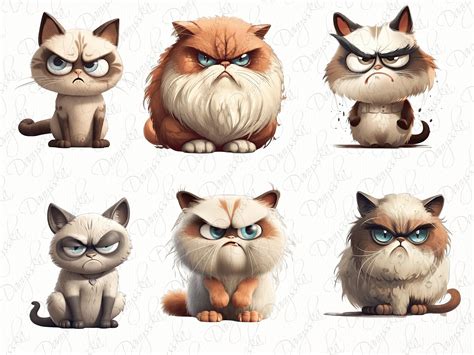 Grumpy Cat Cartoon Drawing