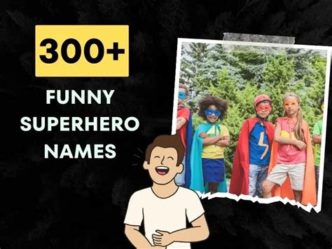 300+ Funny Superhero Names - Where Humor Meets Heroism