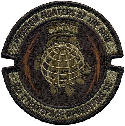 D Cyberspace Operations Squadron Ocp Flightline Insignia