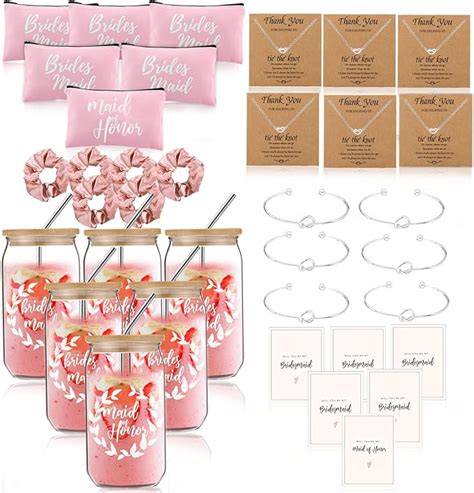 Amazon Dhqh Pcs Bridesmaid Proposal Gifts Box Maid Of Honor