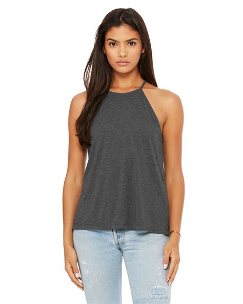 Bella Canvas 8809 Womens Flowy High Neck Tank Shirtspace