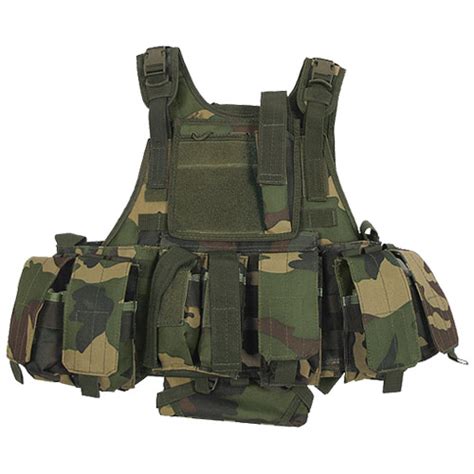 Mfh Tactical Molle Vest Ranger Woodland Vests Military St