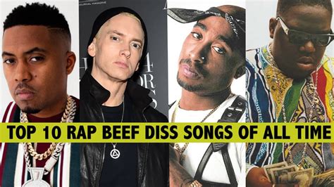 Top 10 Best Diss Tracks Of All Time With Lyrics Youtube