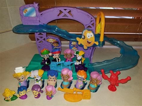 Bubble Guppies Rock And Roll Stage Accessories Playset Slide Roll