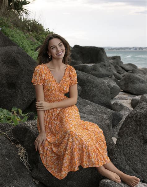 DRESS HS P FLORA MAXI MANGO TANGO Naked Gypsy