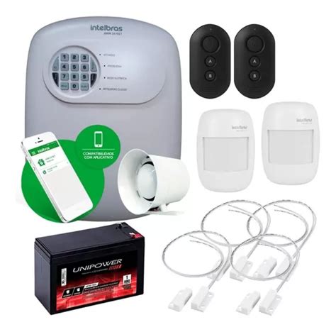 Kit Alarme Intelbras Anm 24 Monitorado App Celular 6 Sensor Frete grátis