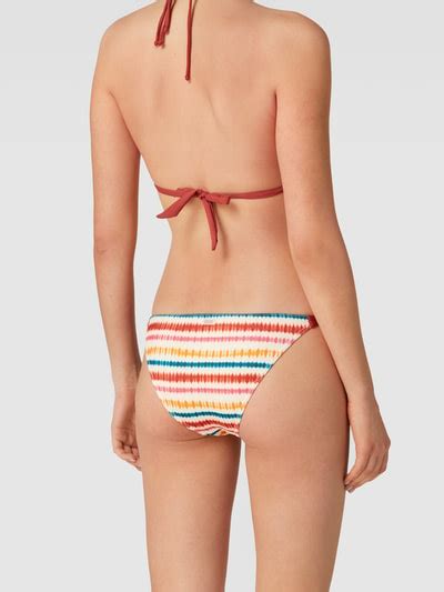 Banana Moon Bikini Slip Mit Strukturmuster Modell Dasia Offwhite