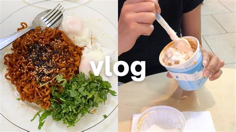 asmr vlog ♡ Korean food cravings. Reese's McFlurry. Weekly diaries ...