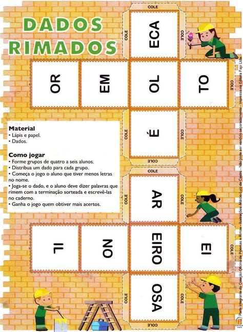 ATENDIMENTO EDUCACIONAL ESPECIALIZADO DADOS RIMADOS E DOMINÓ DE RIMAS