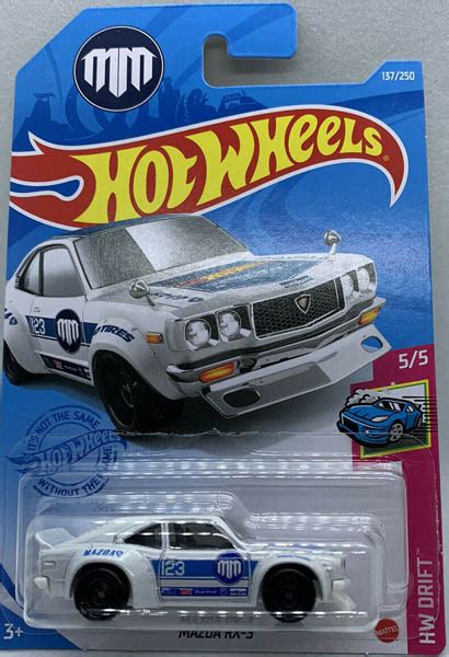 2021 Hot Wheels Mazda RX 3 Super Treasure Hunt Mainline HW Drift