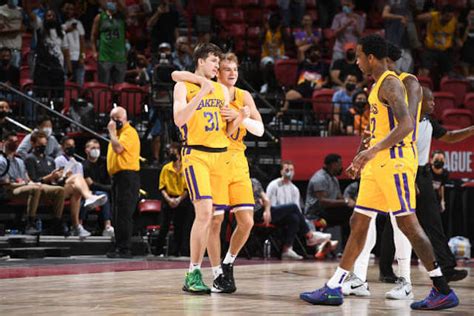 Lakers Summer League Austin Reaves Calls Game Winning Putback To Beat