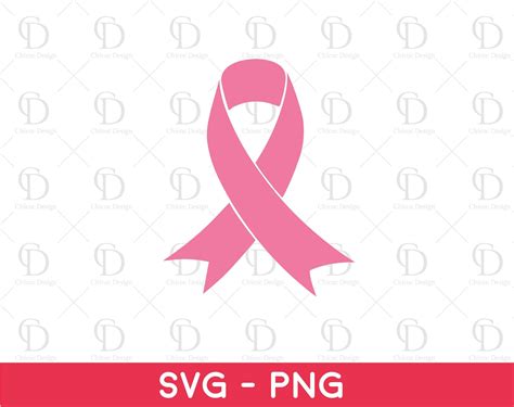 Cancer Awareness Ribbon Svgribbon Svg Breast Cancer Svg Etsy