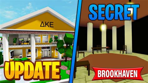 Neues Brookhaven Update Mit Secret Im Haus Roblox Deutsch Youtube