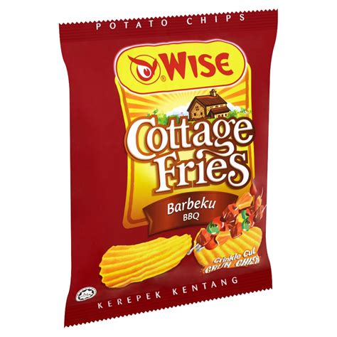 Wise Cottage Fries Bbq Flavour Potato Chips 60g