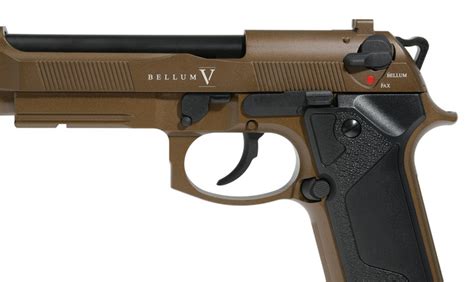 Pistola Co2 Blow Back Bellum V Bronze Secutor MLQ TACTIC AIRSOFT