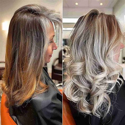 Stunning Blonde Balayage On Dark Brown Hair