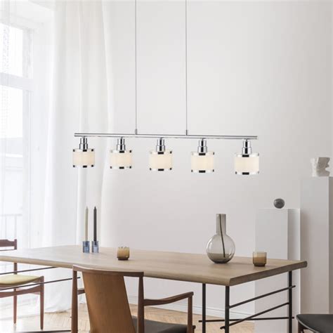 Latitude Run Aabid Light Chrome Kitchen Island Pendant Wayfair Co Uk