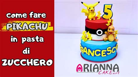 Pikachu Tutorial In Pasta Di Zucchero Corsi On Line Di Cake Design