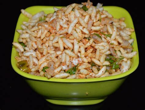 Making A Spicy Puffed Rice Snack Murmura Snack Delishably