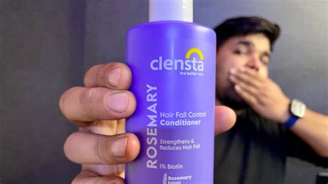 Clensta Rosemary Hair Fall Control Conditioner Review Youtube