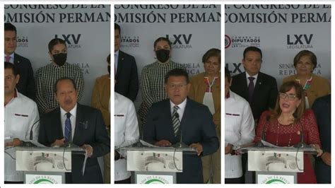 Dips Leonel Godoy Morena Tomás Gloria PVEM y Yeidckol Polevnsky