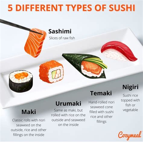 Pin By Sarchakra On Did You Know Food Infographic Types Of Sushi