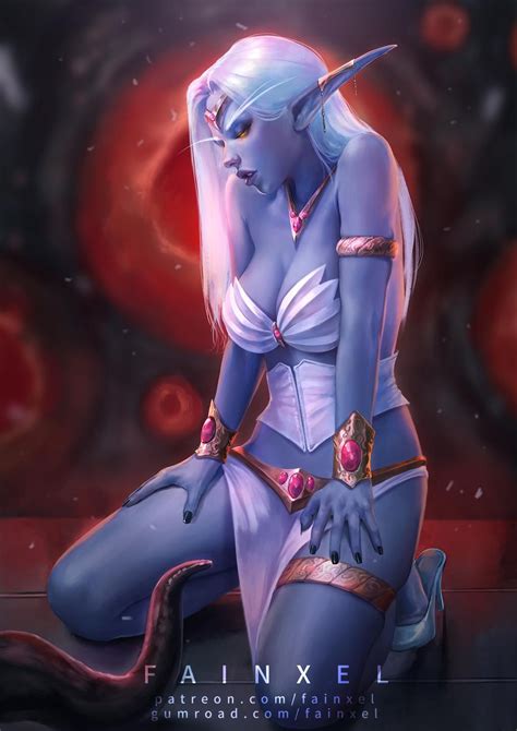 Azshara X N Zoth By Fainxel On Deviantart Warcraft Art Fantasy Art Women World Of Warcraft